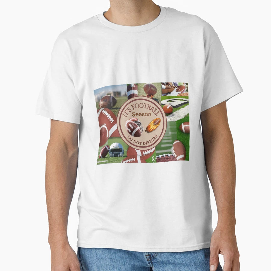 Football Season T-Shirt - Minimalist Print for Adults - T-Shirt, Sweatshirt, Hoodie