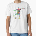 Soccer Player Silhouette T-Shirt - Fun Novelty Design Unisex - T-Shirt, Sweatshirt, Hoodie