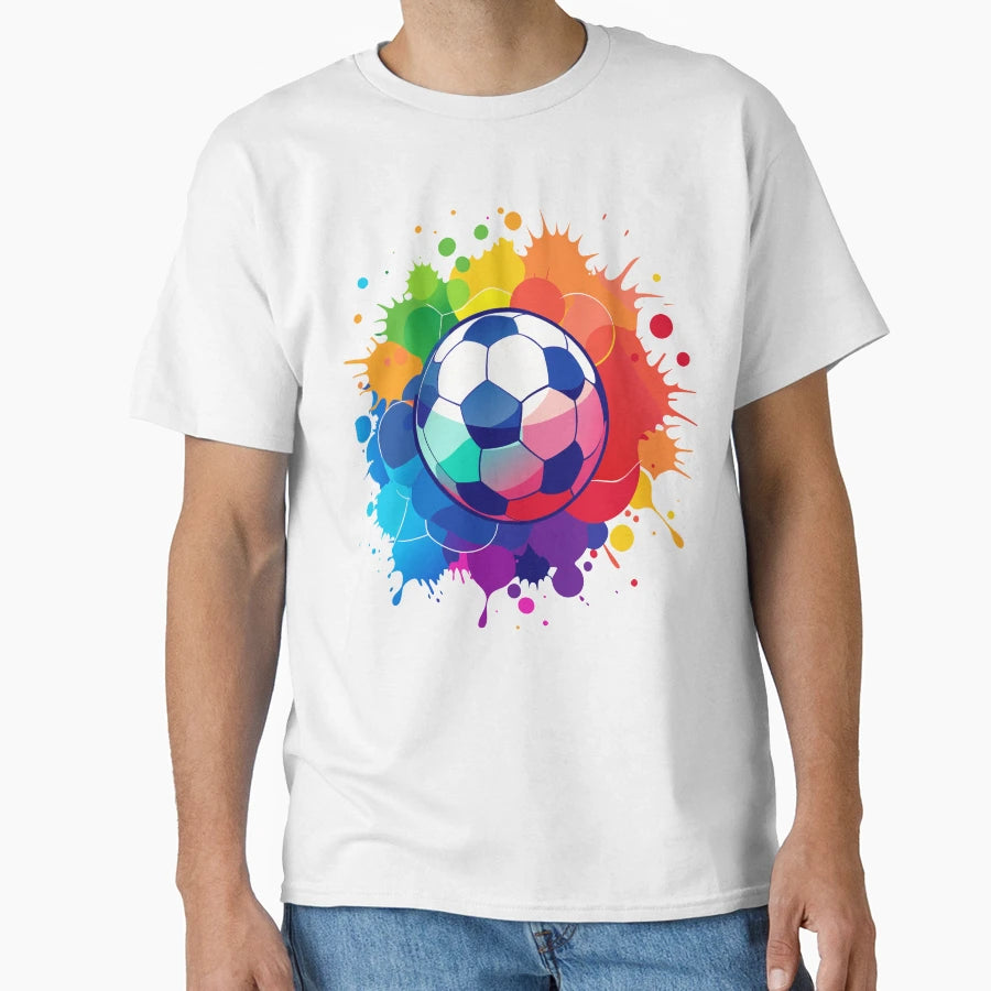 Soccer Ball T-Shirt - Casual Everyday Wear Men Women - T-Shirt, Sweatshirt, Hoodie