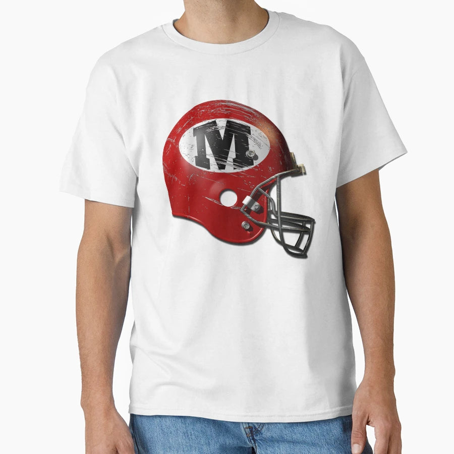 Muskego Football Helmet T-Shirt - Casual Everyday Wear for Adults - T-Shirt, Sweatshirt, Hoodie