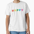 Happy T-Shirt - Graphic Print for Adults - T-Shirt, Sweatshirt, Hoodie