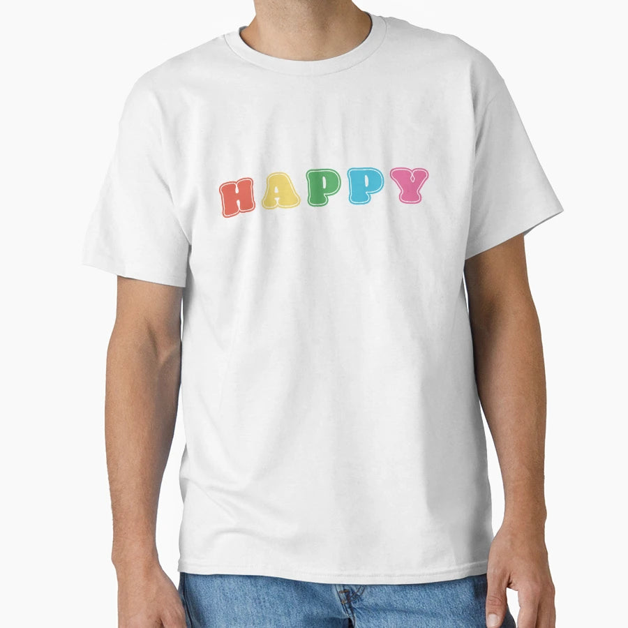 Happy T-Shirt - Graphic Print for Adults - T-Shirt, Sweatshirt, Hoodie