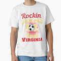 Rockin Soccer Mom From Virginia T-Shirt - Unique Graphic Unisex - T-Shirt, Sweatshirt, Hoodie