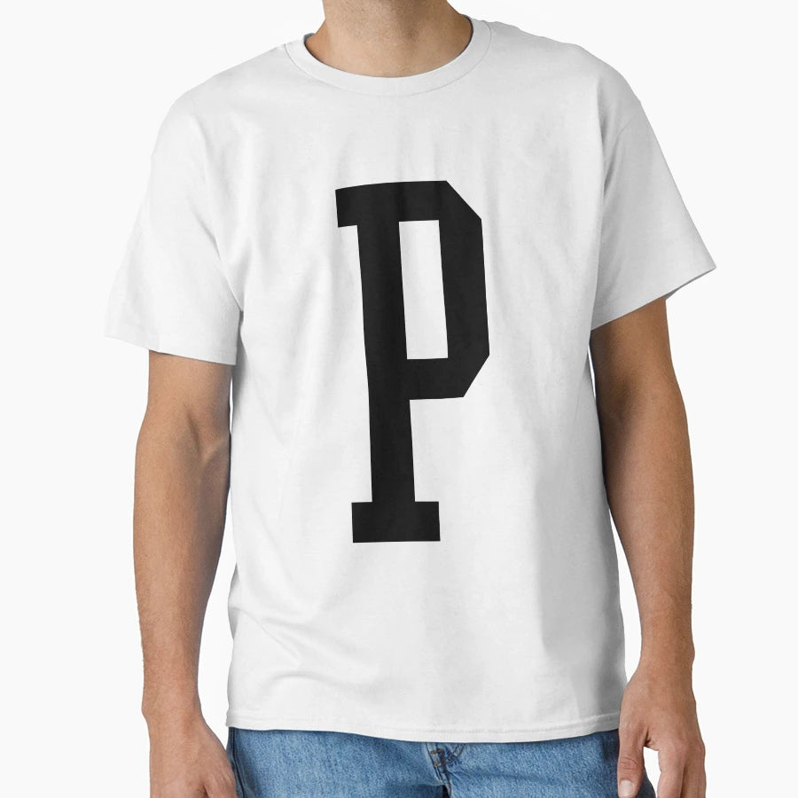 Letter P T-Shirt - Casual Everyday Wear Men Women - T-Shirt, Sweatshirt, Hoodie