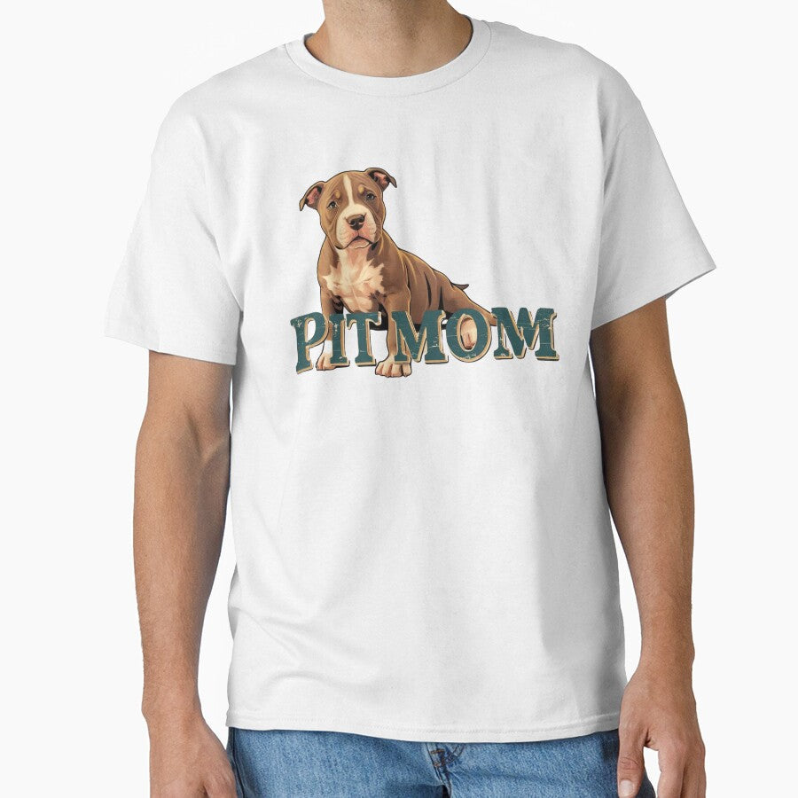 Pit Mom vintage retro by hemp3x - Adult & Kids T-Shirts, Sweatshirts & Hoodies apparel design preview 1
