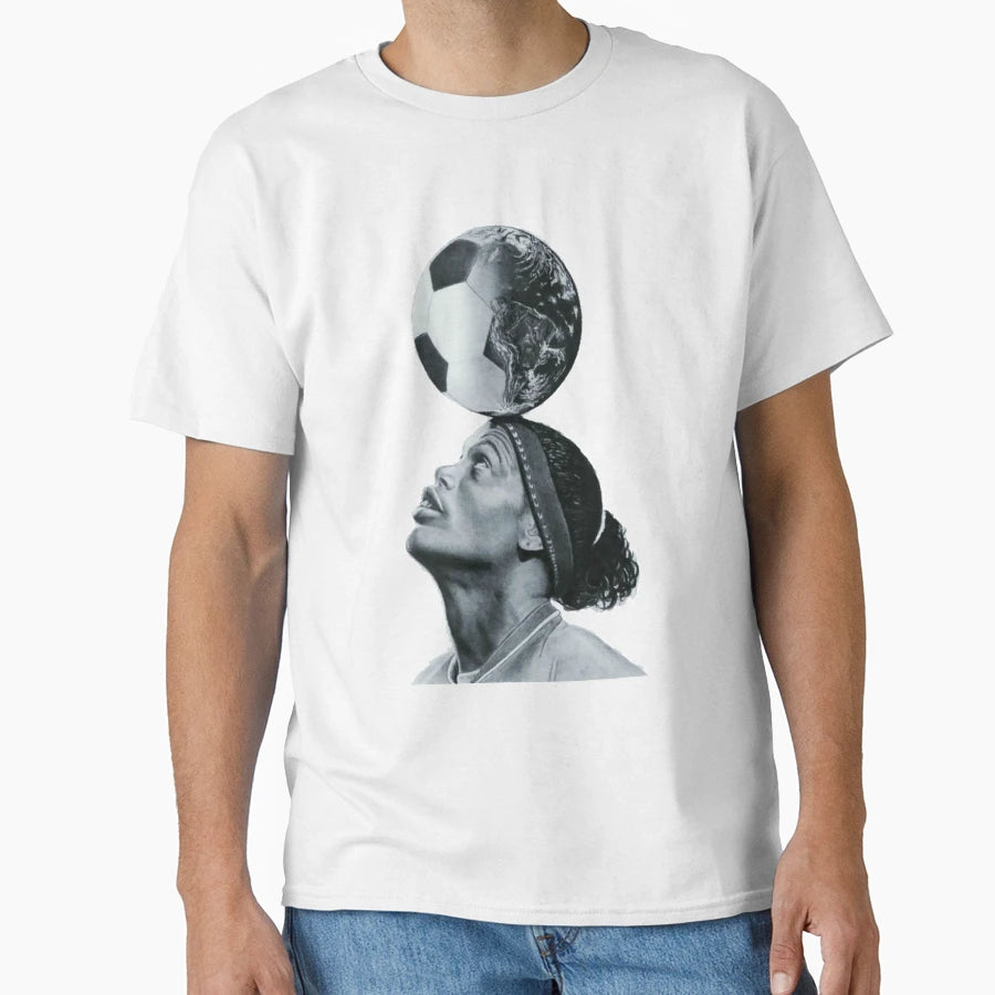 Art Ronaldinho Illustration T-Shirt - Graphic Print Unisex - T-Shirt, Sweatshirt, Hoodie