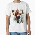 Football Player 3 T-Shirt - Unique Graphic Unisex - T-Shirt, Sweatshirt, Hoodie