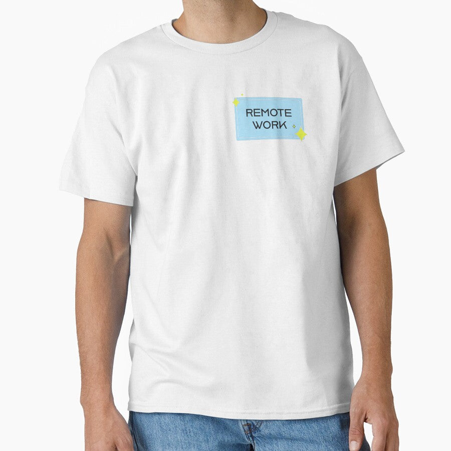 Vintage design remote work by SeniorPrint99 - Adult & Kids T-Shirts, Sweatshirts & Hoodies apparel design preview 1