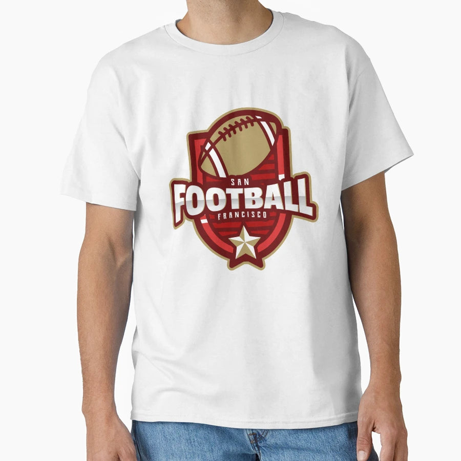 San Francisco Football T-Shirt - Unique Graphic Men Women - T-Shirt, Sweatshirt, Hoodie