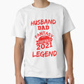 Husband Dad Fantasy Football Legend T-Shirt - Fun Novelty Design for Adults - T-Shirt, Sweatshirt, Hoodie