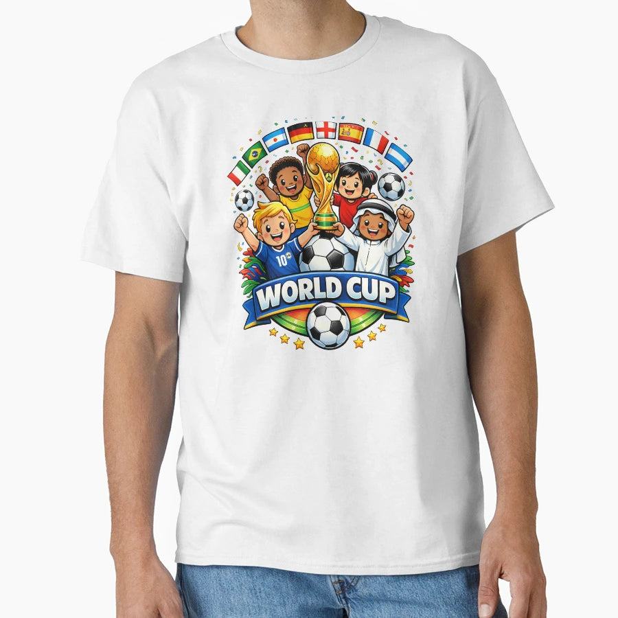 World Cup Football T-Shirt - Streetwear Style Men Women - T-Shirt, Sweatshirt, Hoodie