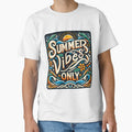 Summer vibes only, typography by maxmaj - Adult & Kids T-Shirts, Sweatshirts & Hoodies apparel design preview 1