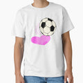Soccer Heart Shadow Great Playing T-Shirt - Novelty Apparel for Adults - T-Shirt, Sweatshirt, Hoodie