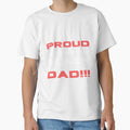 Proud Supportive Black Dad T-Shirt - Aesthetic Graphic Unisex - T-Shirt, Sweatshirt, Hoodie