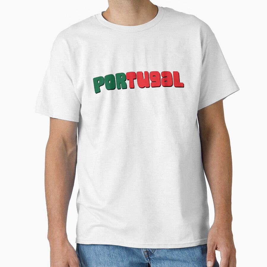 Portugal Flag Name by WhelmdStudios - Adult & Kids T-Shirts, Sweatshirts & Hoodies apparel design preview 1