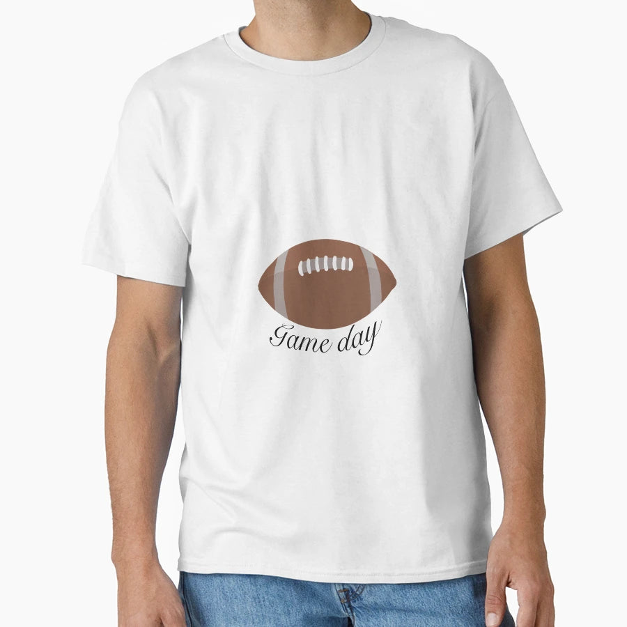 Game Day Football T-Shirt - Custom Art Print Men Women - T-Shirt, Sweatshirt, Hoodie
