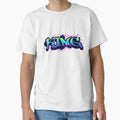 Neon-colored graffiti design with the word "King" in - Adult & Kids T-Shirts, Sweatshirts & Hoodies apparel design preview 1