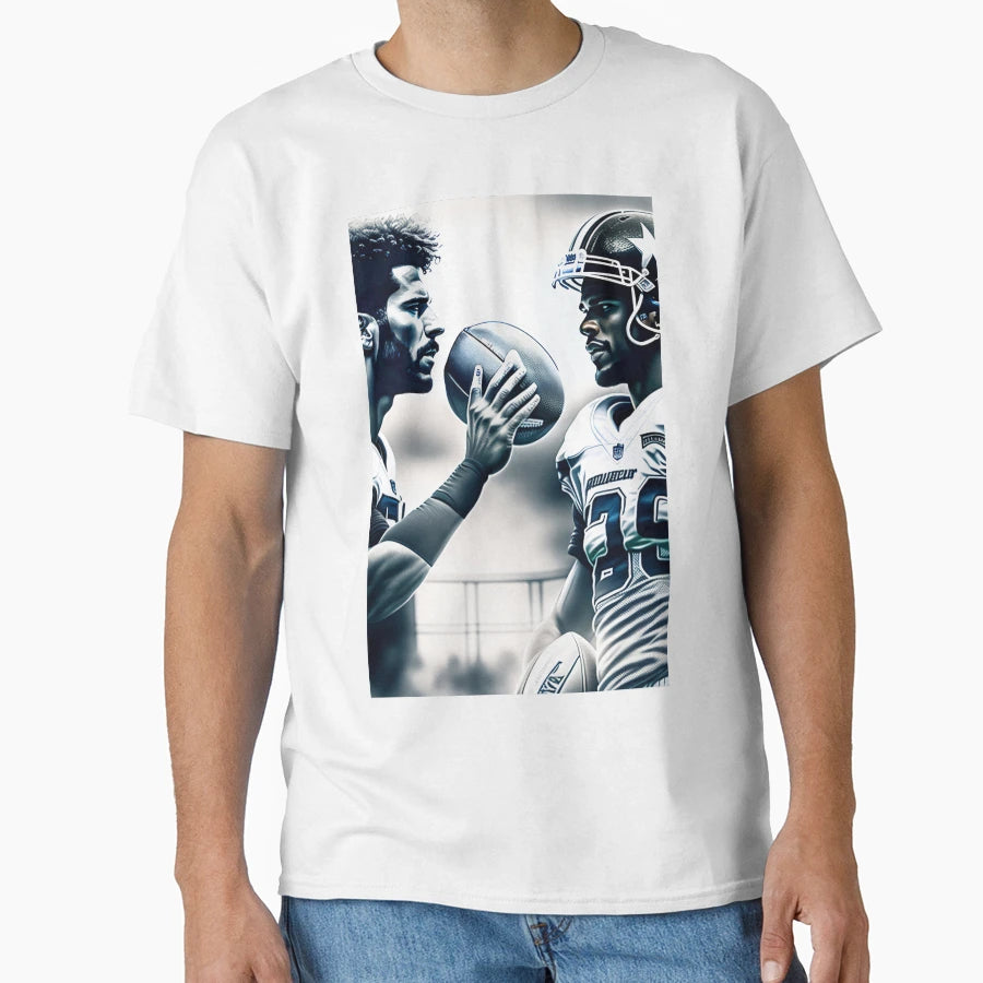 Football Match T-Shirt - Minimalist Print Unisex - T-Shirt, Sweatshirt, Hoodie
