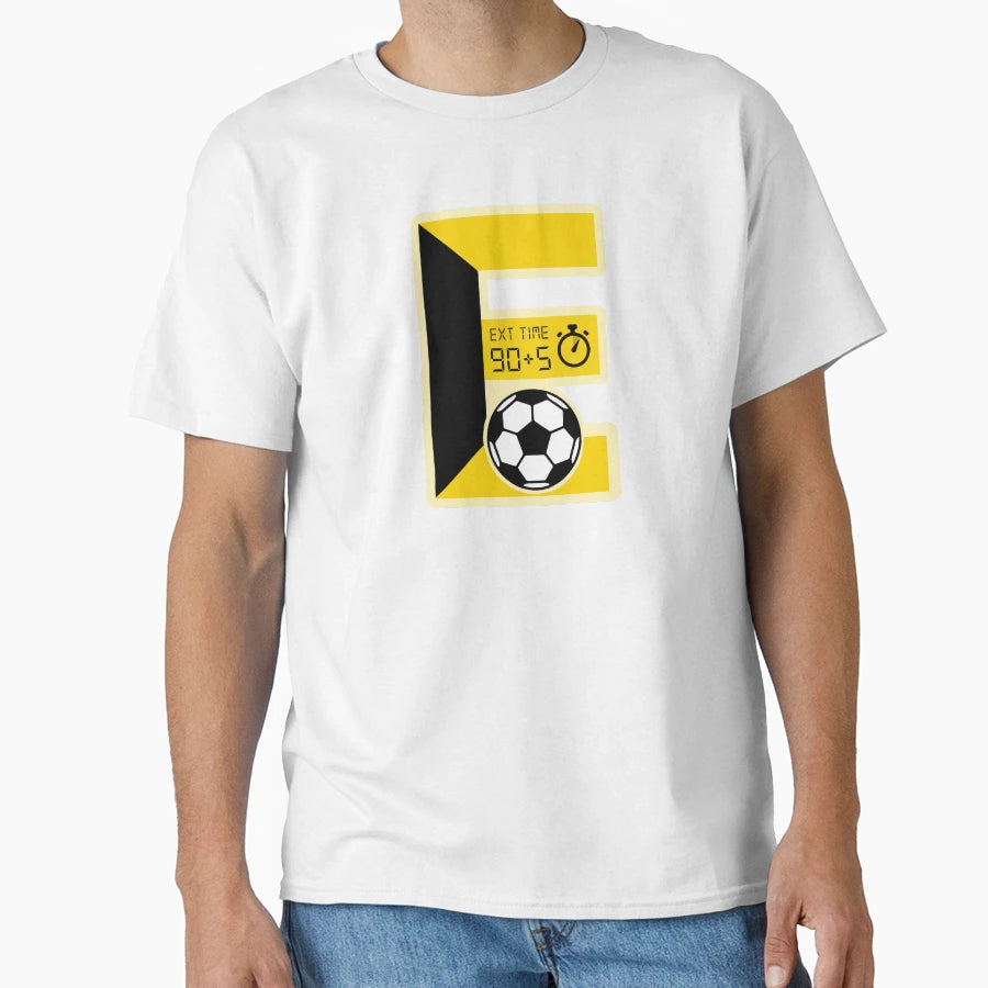 Extra Time Football Monogram E Equalizer T-Shirt - Trendy Graphic Men Women - T-Shirt, Sweatshirt, Hoodie