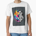 Colorful Soccer Ball Text T-Shirt - Aesthetic Graphic for Adults - T-Shirt, Sweatshirt, Hoodie
