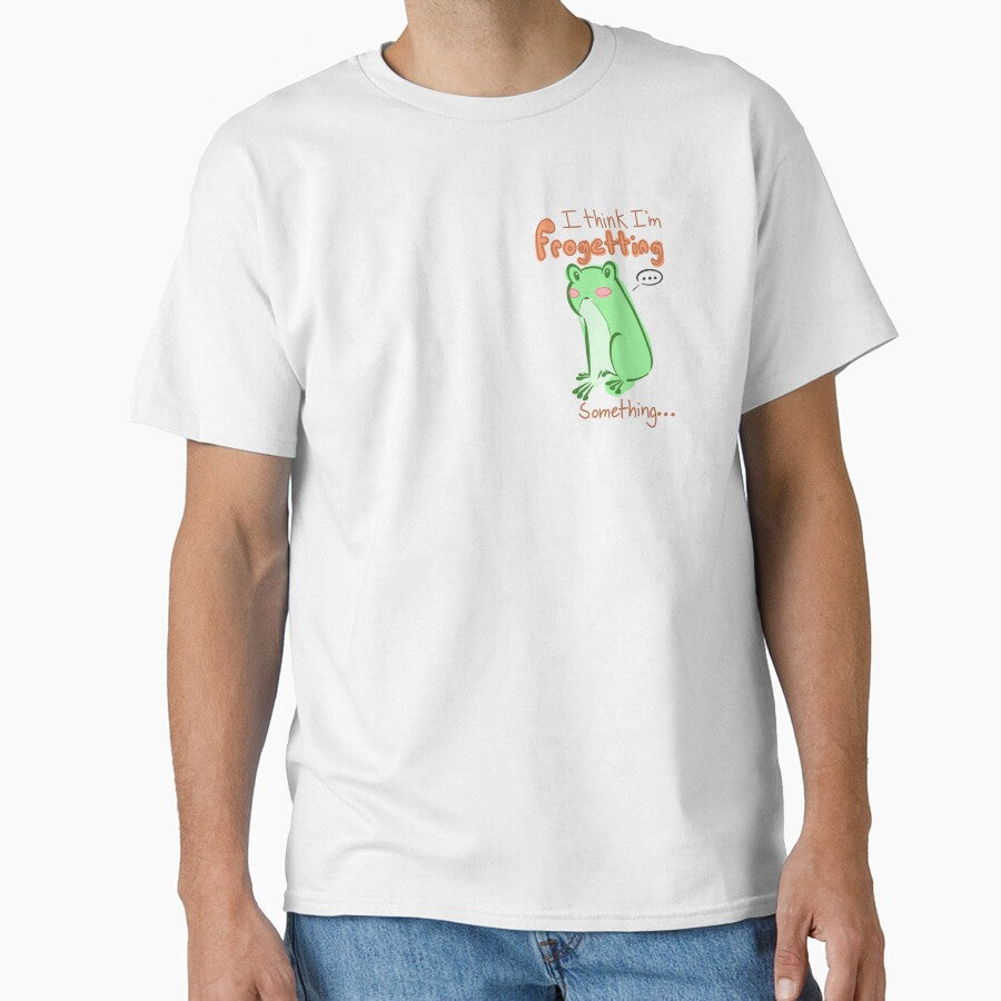Forgetful Frog by Sage Bee's Curiosity Shop - Adult & Kids T-Shirts, Sweatshirts & Hoodies apparel design preview 1