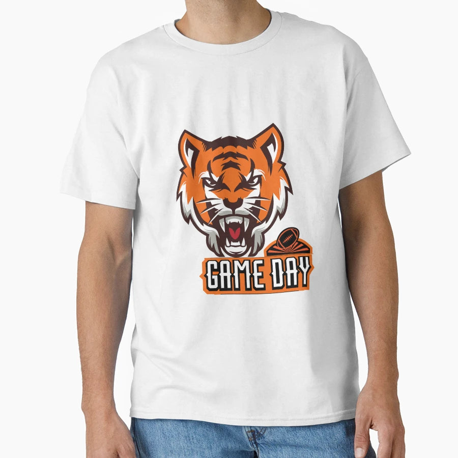 Its Game Day And Time T-Shirt - Minimalist Print for Adults - T-Shirt, Sweatshirt, Hoodie
