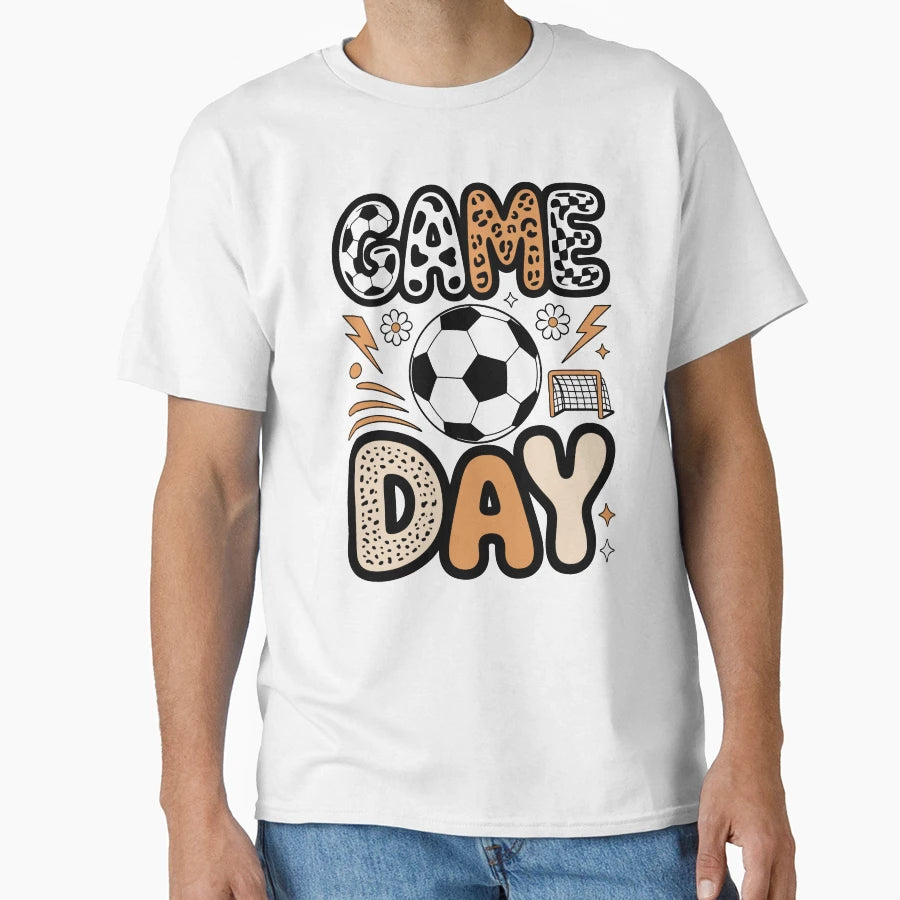Soccer Game Day T-Shirt - Custom Art Print for Adults - T-Shirt, Sweatshirt, Hoodie