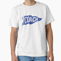 Coach Pennant Flag Blue T-Shirt - Casual Everyday Wear Men Women - T-Shirt, Sweatshirt, Hoodie