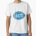 Detroit Football Throwback T-Shirt - Novelty Apparel for Adults - T-Shirt, Sweatshirt, Hoodie