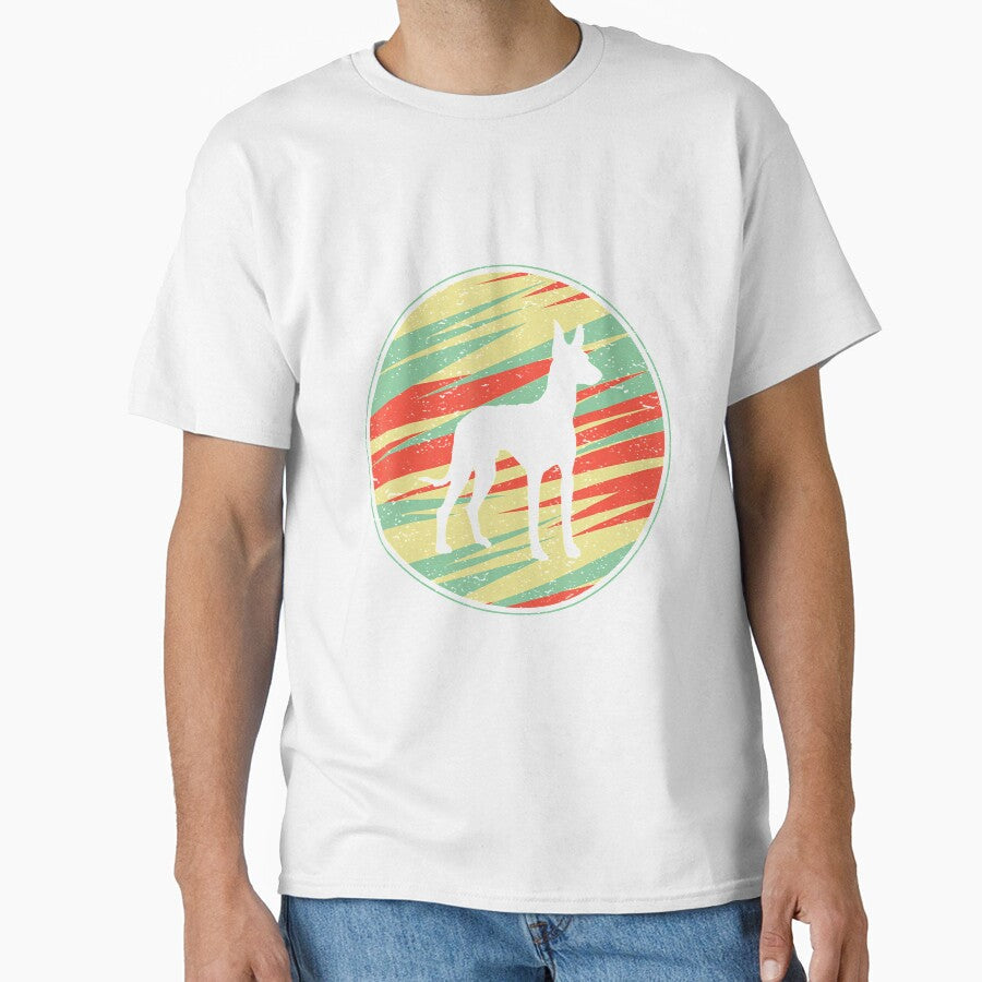 Pharaoh Hound Retro Vintage Silhouette Cute Dog Gift - Adult & Kids T-Shirts, Sweatshirts & Hoodies apparel design preview 1