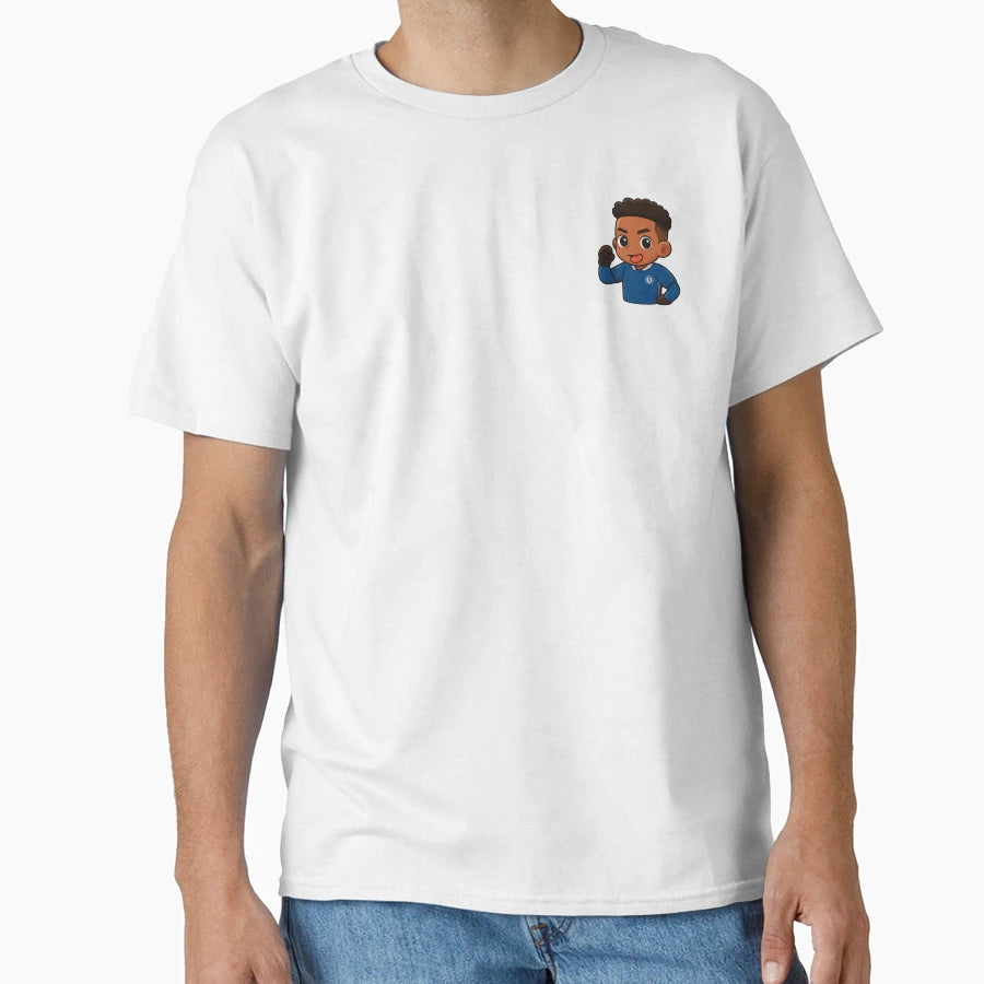 Estevao Blues Celebration Chibi T-Shirt - Trendy Graphic for Adults - T-Shirt, Sweatshirt, Hoodie