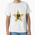 P Gold Star T-Shirt - Trendy Graphic for Adults - T-Shirt, Sweatshirt, Hoodie