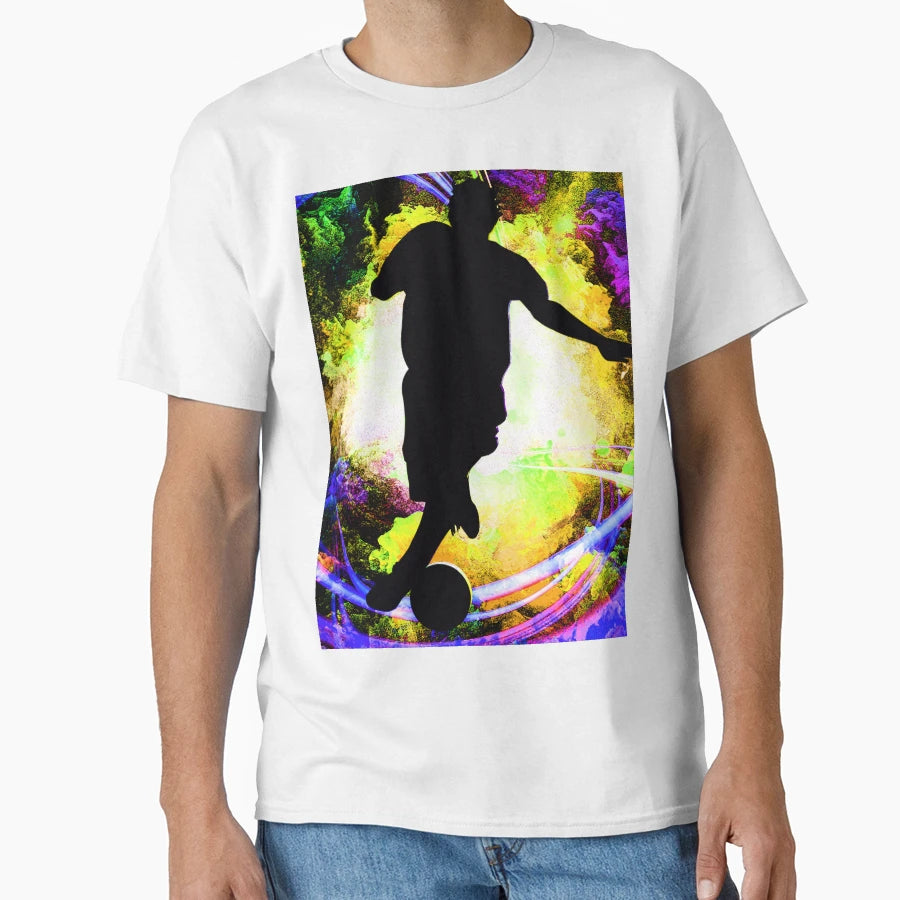 Soccer Football T-Shirt - Custom Art Print Men Women - T-Shirt, Sweatshirt, Hoodie