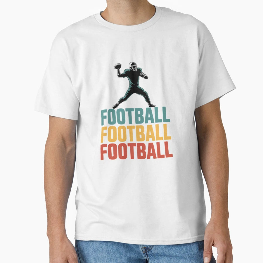 American Support Football Player T-Shirt - Unique Graphic for Adults - T-Shirt, Sweatshirt, Hoodie
