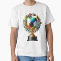 Football Trophy Bouquet T-Shirt - Streetwear Style for Adults - T-Shirt, Sweatshirt, Hoodie