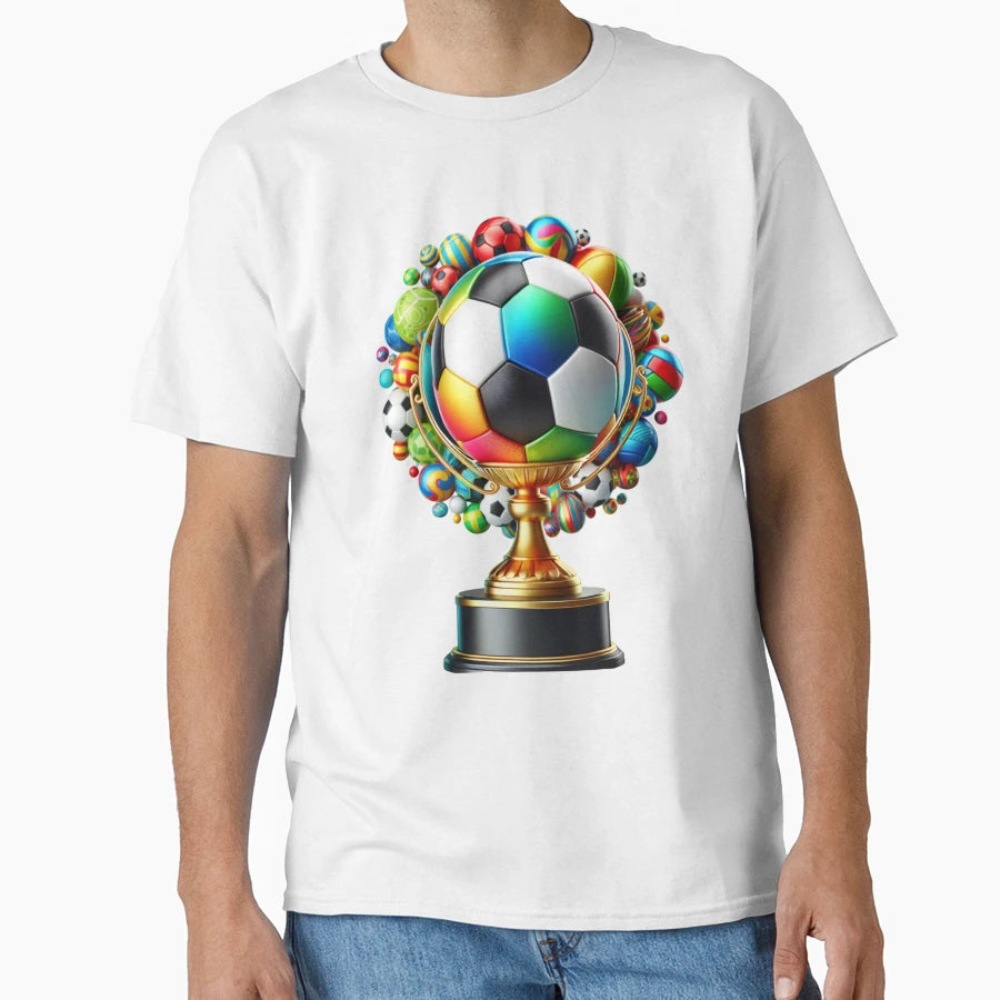 Football Trophy Bouquet T-Shirt - Streetwear Style for Adults - T-Shirt, Sweatshirt, Hoodie