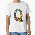 Letter Q Alphabet Character T-Shirt - Fun Novelty Design Unisex - T-Shirt, Sweatshirt, Hoodie