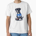 Football Dog Dog Football Jersey T-Shirt - Aesthetic Graphic Men Women - T-Shirt, Sweatshirt, Hoodie