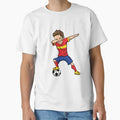 Dabbing Football Player Footballer Fan T-Shirt - Custom Art Print Men Women - T-Shirt, Sweatshirt, Hoodie