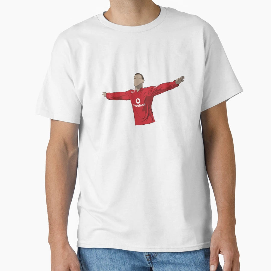 Wayne Rooney Mufc T-Shirt - Graphic Print for Adults - T-Shirt, Sweatshirt, Hoodie