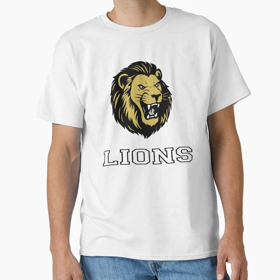 Lions Sports Team Logo T-Shirt - Streetwear Style Men Women - T-Shirt, Sweatshirt, Hoodie