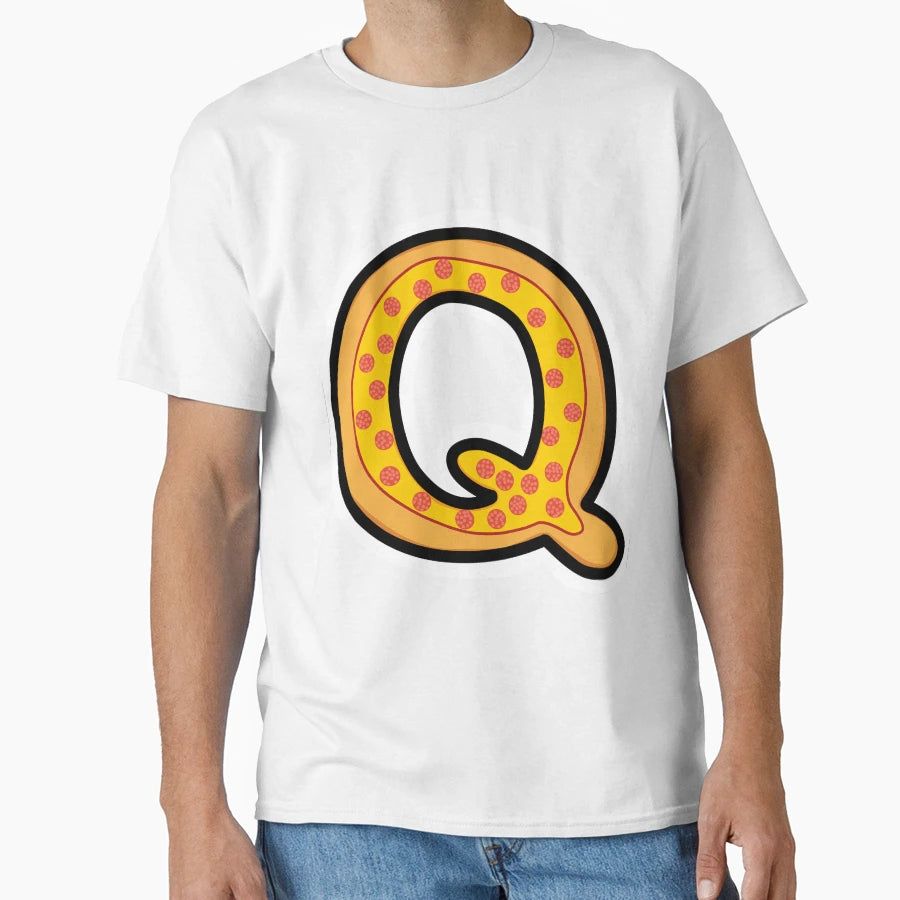 Pizza Q T-Shirt - Fun Novelty Design Unisex - T-Shirt, Sweatshirt, Hoodie