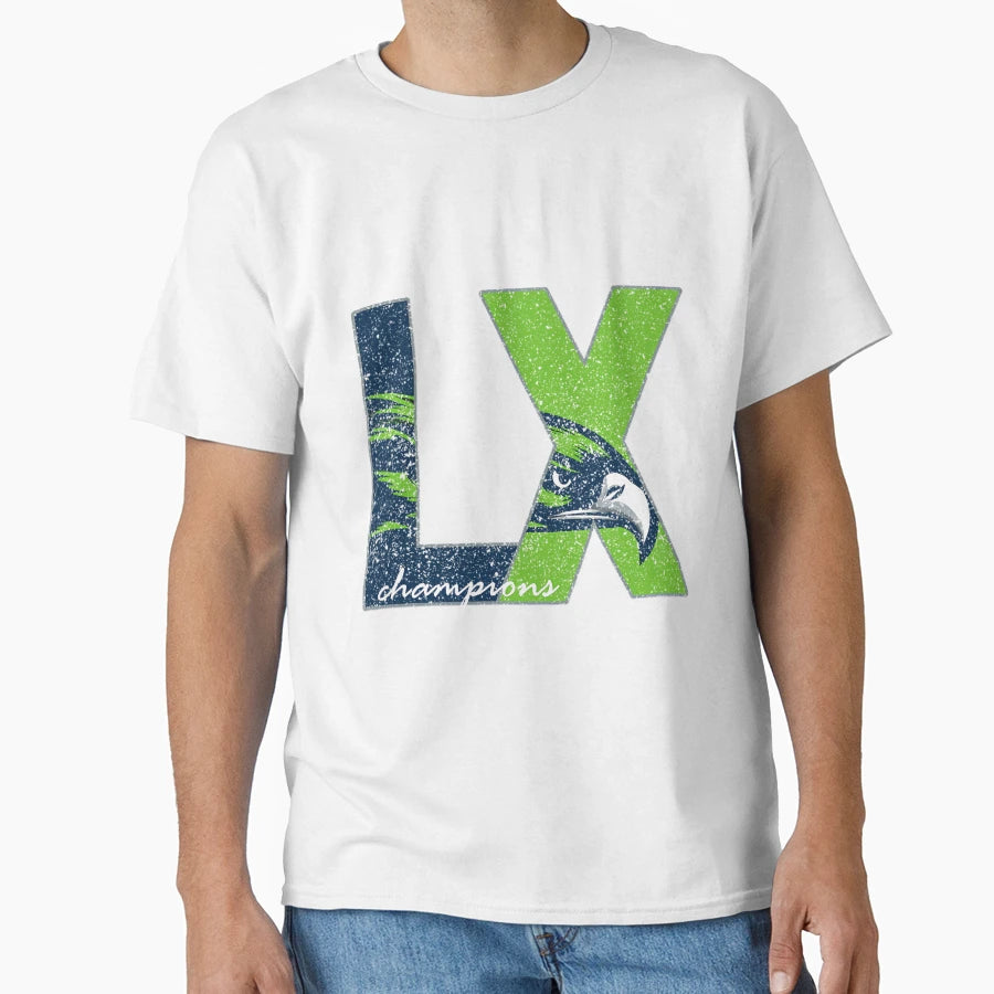 Lx Champions 2026 Seattle Seahawks T-Shirt - Streetwear Style Men Women - T-Shirt, Sweatshirt, Hoodie