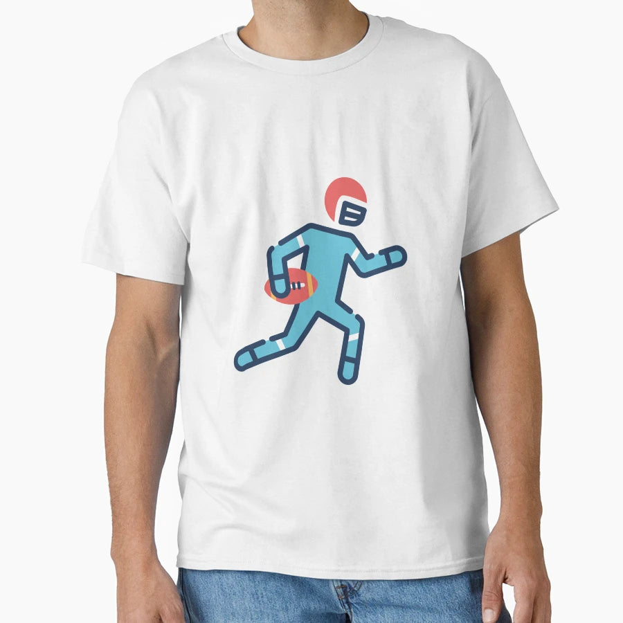Football Player T-Shirt - Fun Novelty Design Unisex - T-Shirt, Sweatshirt, Hoodie