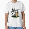 Best Combination Beer And Football T-Shirt - Custom Art Print Men Women - T-Shirt, Sweatshirt, Hoodie