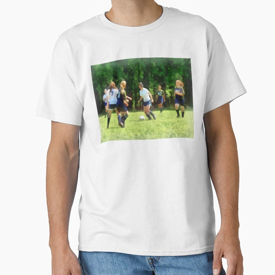 Playing Soccer T-Shirt - Trendy Graphic Men Women - T-Shirt, Sweatshirt, Hoodie