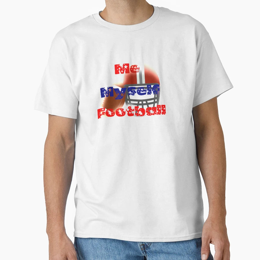 Amercian Football T-Shirt - Custom Art Print Men Women - T-Shirt, Sweatshirt, Hoodie