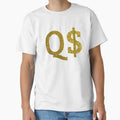 Q Money Q T-Shirt - Minimalist Print Unisex - T-Shirt, Sweatshirt, Hoodie