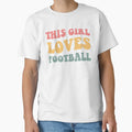 This Loves Football I T-Shirt - Unique Graphic for Adults - T-Shirt, Sweatshirt, Hoodie