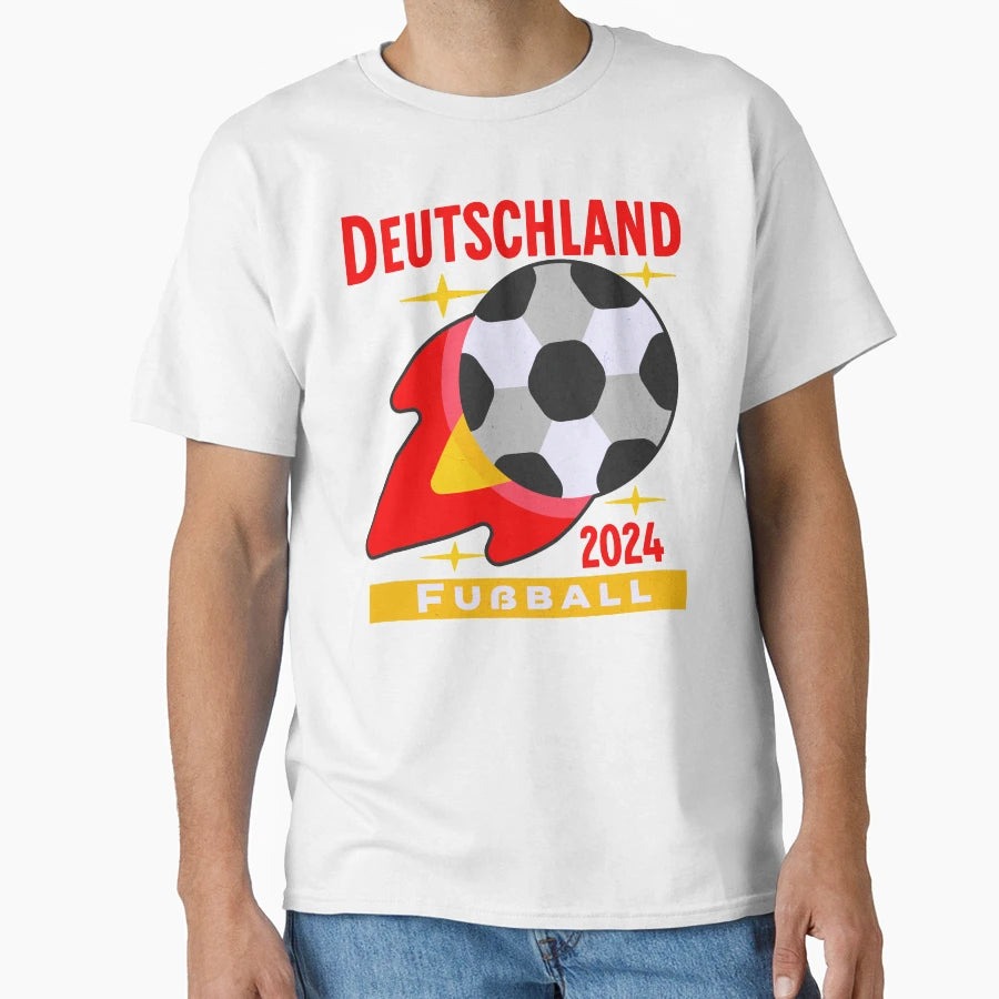 Deutschland Fu Ball Germany Football T-Shirt - Minimalist Print Unisex - T-Shirt, Sweatshirt, Hoodie